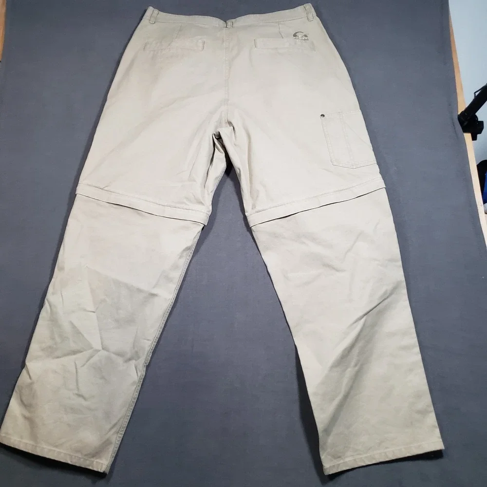 Sorel Convertible Cargo Pants Mens 40 Khaki Tan Zip Off Utility Hiking Trousers